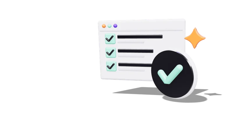 Links and errors — website development stage, 3D illustration