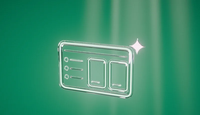 Prototype and spec — catalog website development stage, 3D illustration