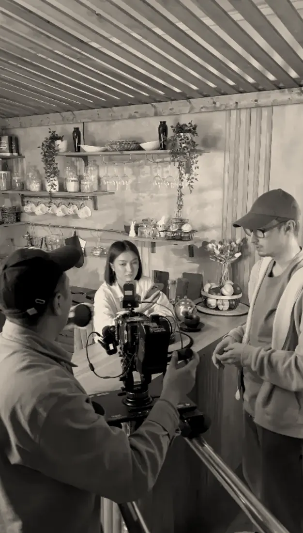 Filming a video for a café — Bairamov Studio